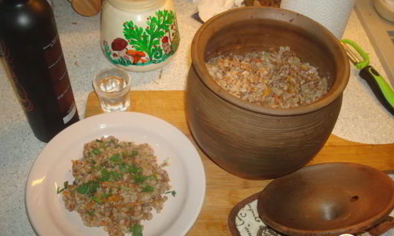 Рецепт гречки запеченной в глиняном горшке