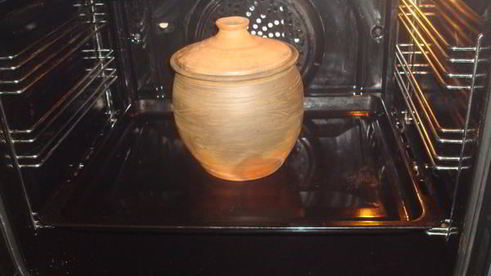 гречка запеченная в глиняном горшке