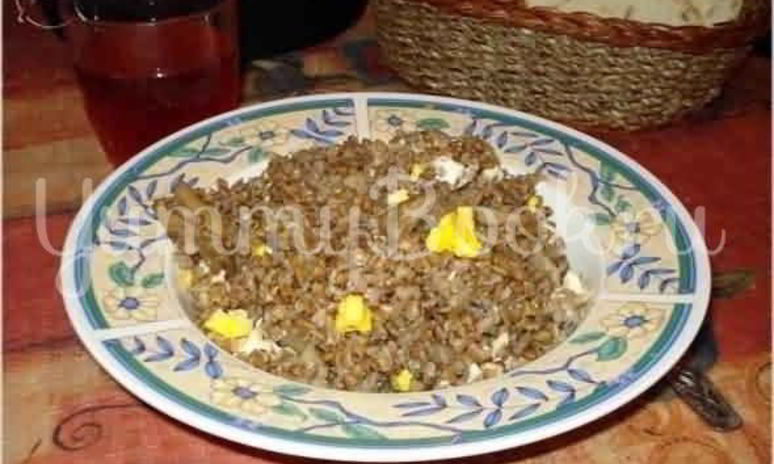 Рецепт гречневой каши с белыми грибами