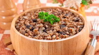 Гречневая каша с грибами