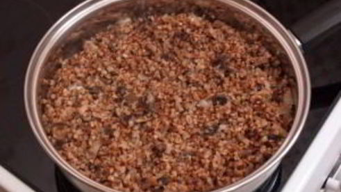 гречневая каша с грибами