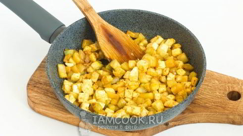 гречневая каша с кабачками и адыгейским сыром