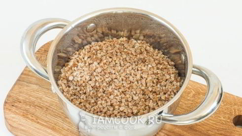 гречневая каша с кабачками и адыгейским сыром