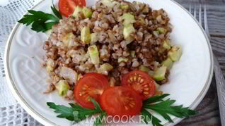 Гречневая каша с кабачком