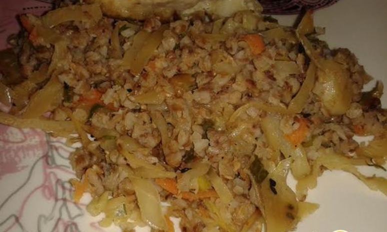 Рецепт гречневой каши с капустой