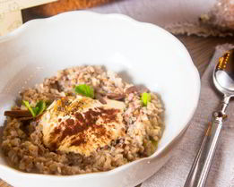 Гречневая каша с тирамису