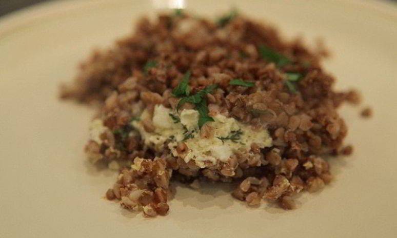 Рецепт гречневой каши, запеченной с творогом