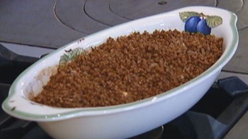 гречневая каша, запеченная с творогом