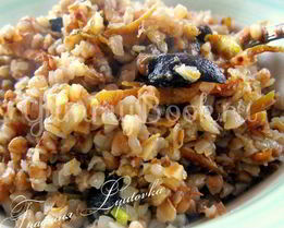 Каша гречневая с грибами