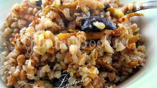 Каша гречневая с грибами