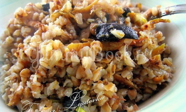 Рецепт каши гречневой с грибами