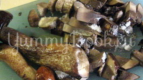 каша гречневая с грибами