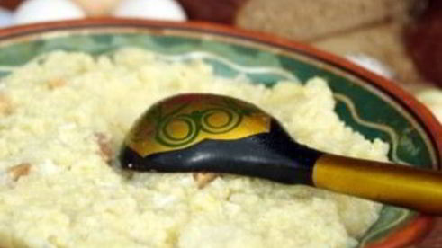 каша на костре