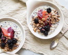 Каша на соевом молоке