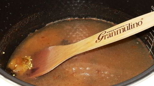 каша пшенная на яблочном соке