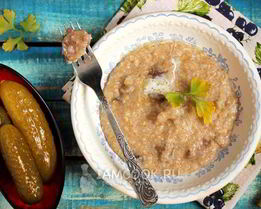 Каша с мясом в мультиварке