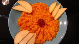 Кукурузная каша с тыквой