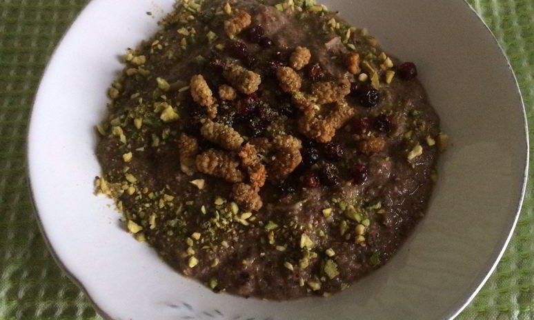 Рецепт льняной каши с шелковицея ны апельсиновома соке