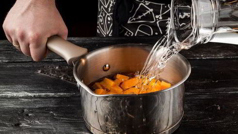 молочная каша ароматная тыква