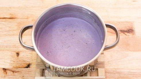 овсяная каша с черникой