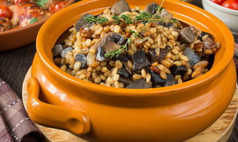 Рецепт перловки с грибами