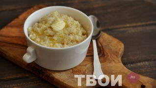 Пшеничная каша на молоке