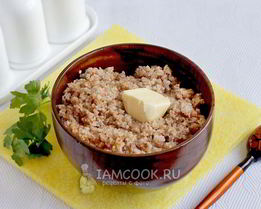 Пшеничная каша на воде