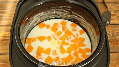 пшенная каша с тыквой в мультиварке