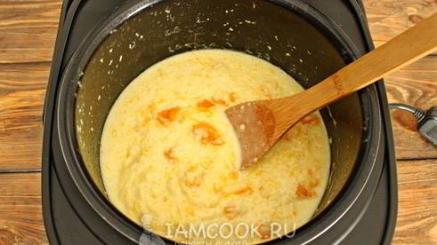 пшенная каша с тыквой в мультиварке