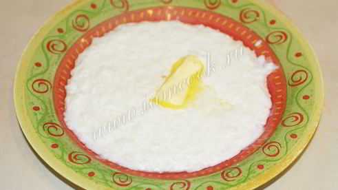 рисовая каша на молоке