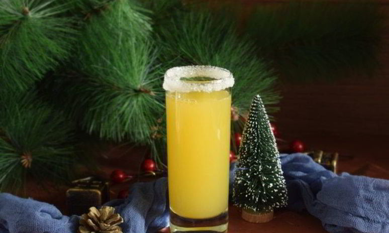 Рецепт апельсинова-ананасового коктейль