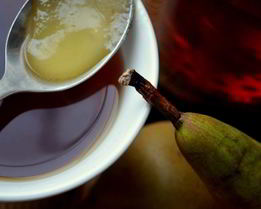 Чай с грушей и белым перцем