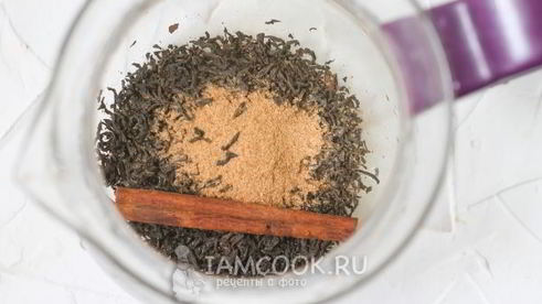 чай с имбирем и корицей