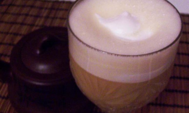 Рецепт чайного флипа с лимонным соком