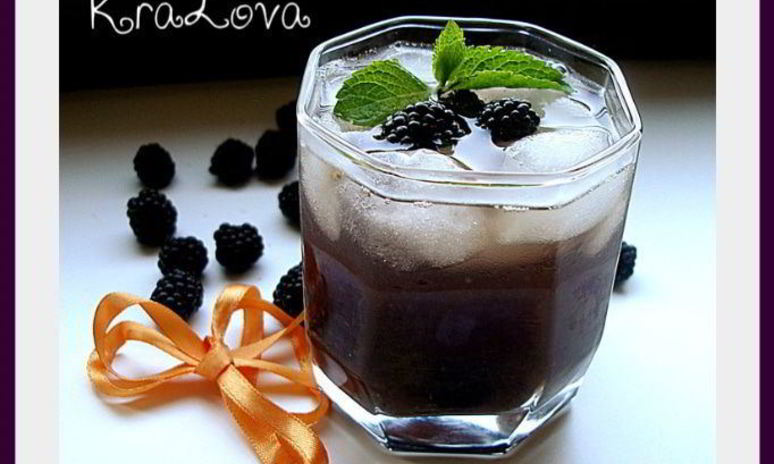 Рецепт ежевично-мятного холодный чай