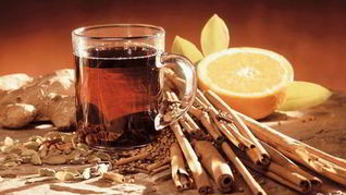 Имбирный чай с корицей