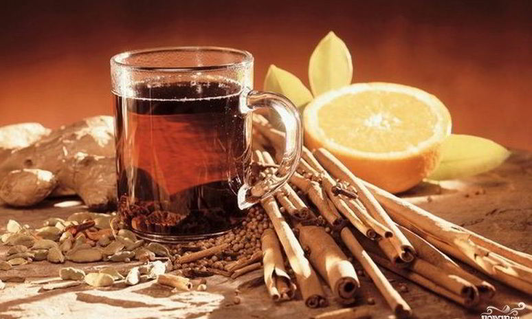 Рецепт имбирного чая с корицея