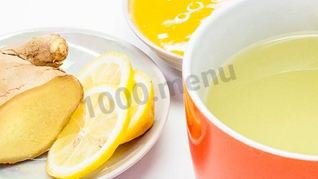 Имбирный чай с медом и лимоном