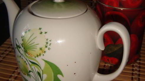 клубничный чай