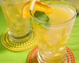 Летний мятно-апельсиновый чай