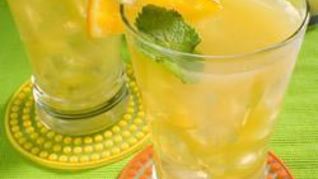 Летний мятно-апельсиновый чай