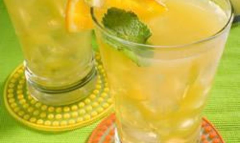 Рецепт летнего мятно-апельсиновый чай