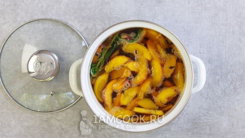 персиковый чай