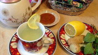 Полезный имбирный чай