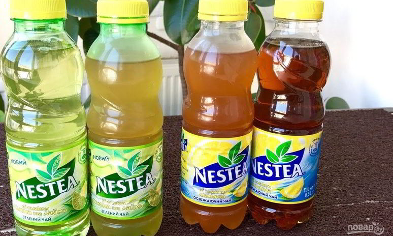 Рецепт прохладного чая nestea