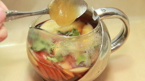 пряный яблочный чай