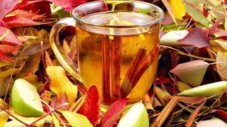 Яблочный чай с корицей и гвоздикой