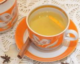 Зеленый чай с апельсином