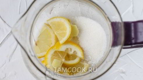 зеленый чай с имбирем и лимоном