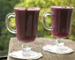 Чернично-ежевичный коктейль